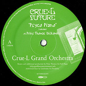 Crue-L Grand Orchestra – Psycho Piano (12", Crue-L Records, 2005) Front Cover