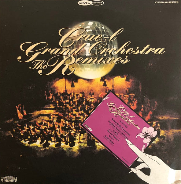 Crue-L Grand Orchestra – The Remixes (3x12", Crue-L Records, 1996) Front Cover