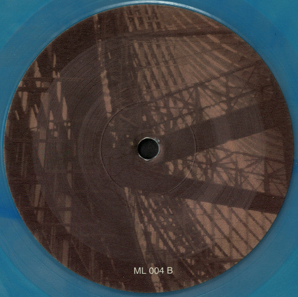 Monolake – Fragile / Static (12", Blue, Marbled, Monolake / Imbalance Computer Music, 1999) Back Cover