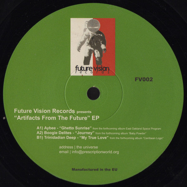 Various – Artifacts From The Future EP (12", Future Vision Records, 2006) Front Cover