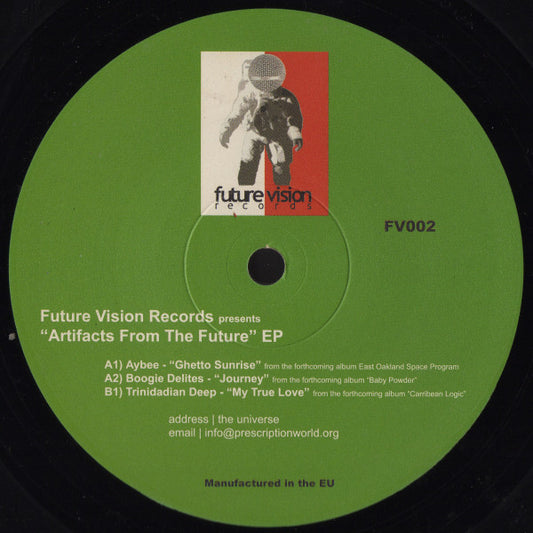 Various – Artifacts From The Future EP (12", Future Vision Records, 2006) Front Cover