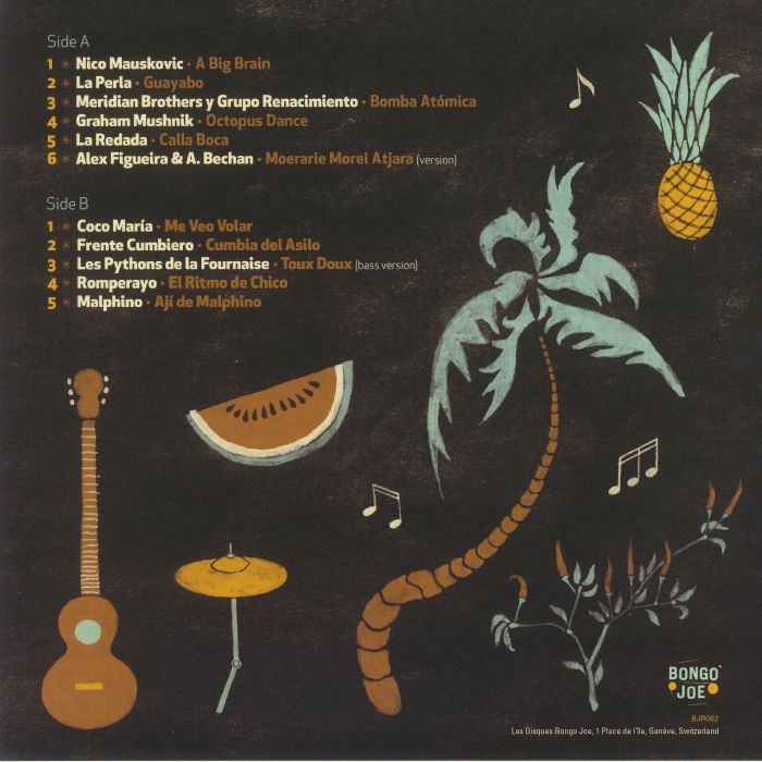 Various – Club Coco (LP, Sand, Les Disques Bongo Joe, 2024) Back Cover