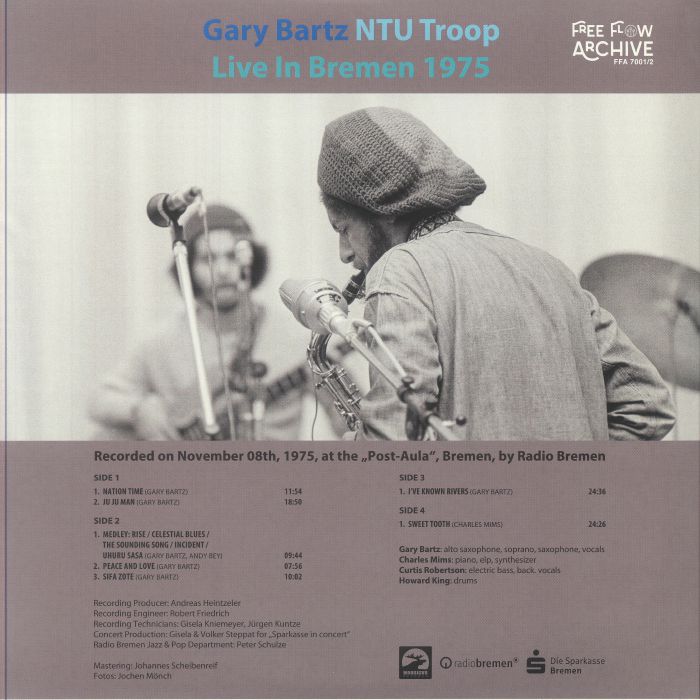 Gary Bartz NTU Troop - Live In Bremen 1975 (2xLP) (180g)