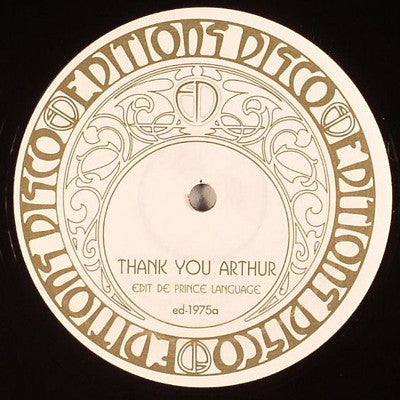 Dinosaur L / Edwin Birdsong – Thank You Arthur / Lollipop (12", Editions Disco, 2006) Front Cover