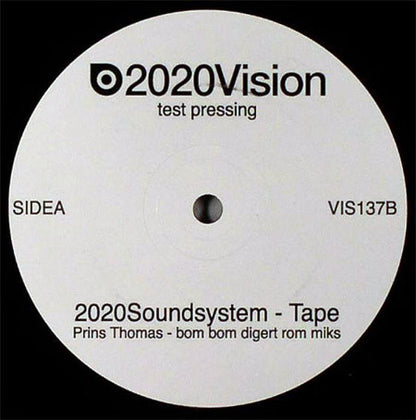 2020 Soundsystem – Tape (Prins Thomas Remixes) (12", 20:20 Vision, 2006) Image 3
