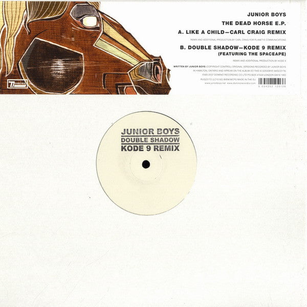 Junior Boys – The Dead Horse E.P. (12", Domino, 2007) Front Cover