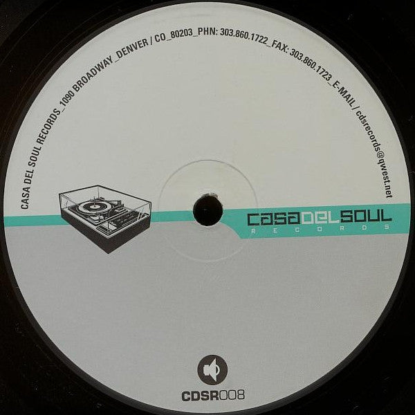 DJ Foxx & Wyatt Earp – Soul Penetration (12", Casa Del Soul Records, 2001) Back Cover