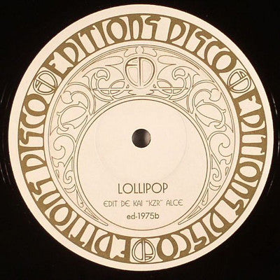 Dinosaur L / Edwin Birdsong – Thank You Arthur / Lollipop (12", Editions Disco, 2006) Back Cover