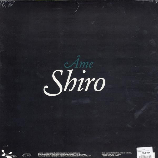 Âme – Mifune / Shiro (12", Sonar Kollektiv, 2004) Back Cover