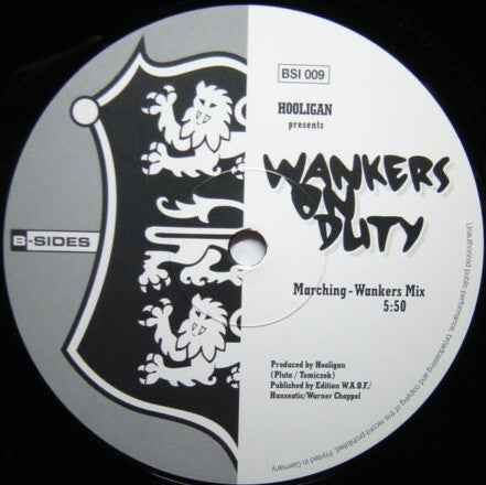 Hooligan Presents Da Hool – Wankers On Duty (12", B-Sides, 1999) Front Cover
