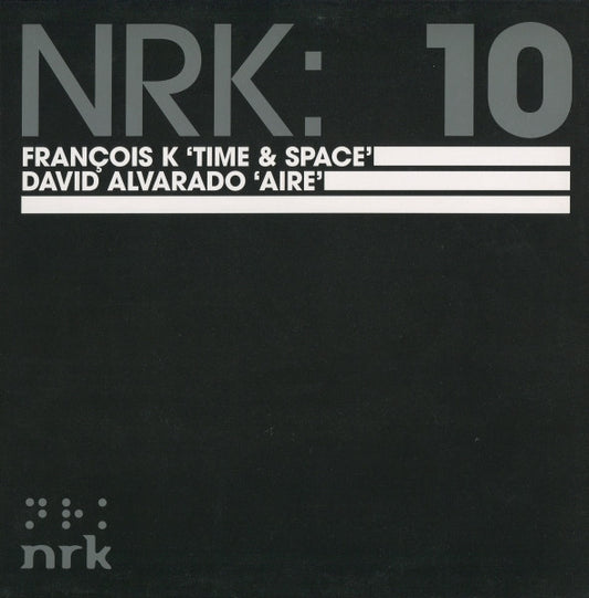 François K / David Alvarado – NRK: 10 #1 (10", NRK Sound Division, 2006) Front Cover