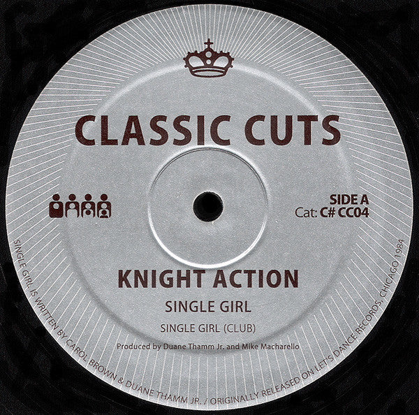 Knight Action – Single Girl (12", Clone Classic Cuts, 2007) Front Cover