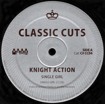 Knight Action – Single Girl (12", Clone Classic Cuts, 2007) Front Cover