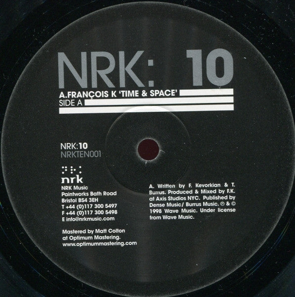 François K / David Alvarado – NRK: 10 #1 (10", NRK Sound Division, 2006) Image 3