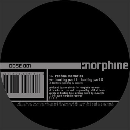 Morphosis – Hunting EP (12", Morphine Records, 2005) Image 3