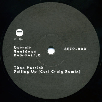 Theo Parrish – Detroit Beatdown Remixes 1:2 (10", Third Ear Recordings, 2005) Front Cover
