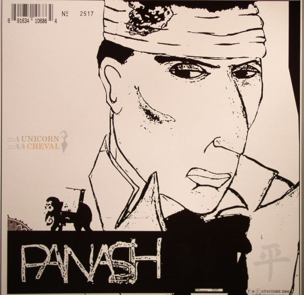 Panash' – Unicorn / Cheval (10", Atavisme, 2004) Back Cover