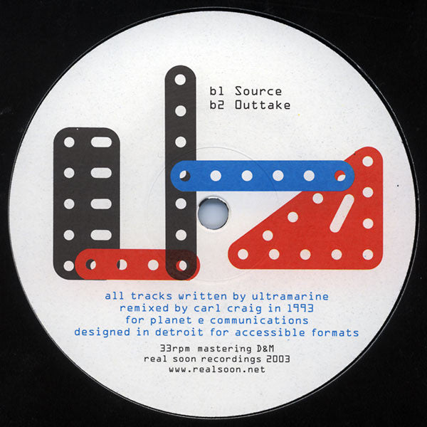 Ultramarine – Carl Craig Remixes (12", Real Soon, 2003) Back Cover