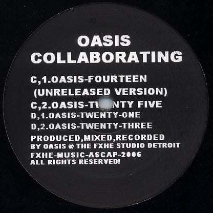 Oasis – Oasis Collaborating #2 (2x12", FXHE Records, 2005) Image 3