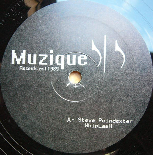 Steve Poindexter / Eric Martin – Whiplash / Emergency (10", Muzique Records, 2004) Image 3
