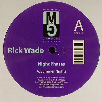 Rick Wade – Night Phases (12", Moods & Grooves, 2005) Front Cover