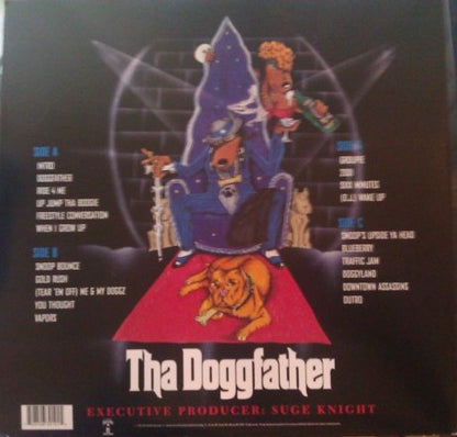 Snoop Doggy Dogg – Tha Doggfather (2xLP, Death Row Records, 2001) Back Cover