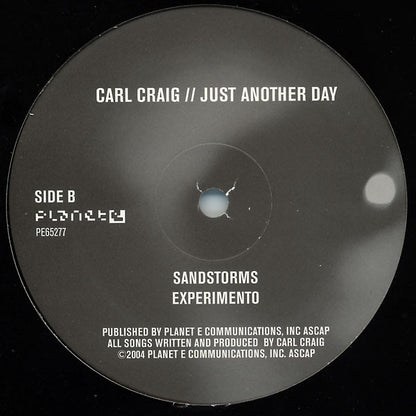 Carl Craig – Just Another Day (12", Planet E, 2004) Image 4