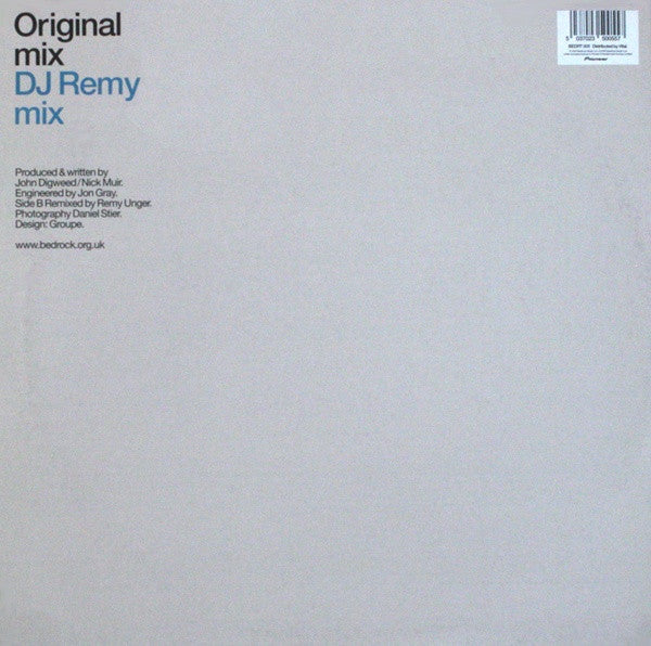 Bedrock – Voices (Part 1) (12", Bedrock Records, 2000) Back Cover