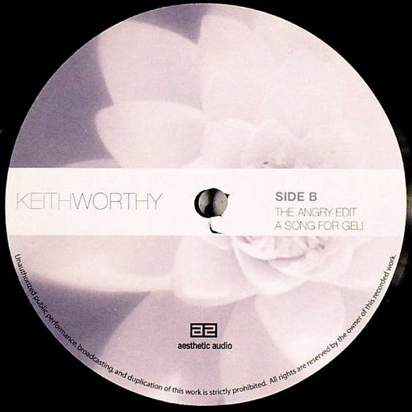 Keith Worthy – Emotional Content (12", Aesthetic Audio, 2007) Back Cover