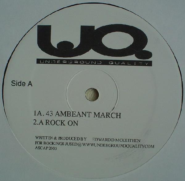 Jus-Ed – R-U Feelin Me EP (12", Underground Quality, 2006) Front Cover