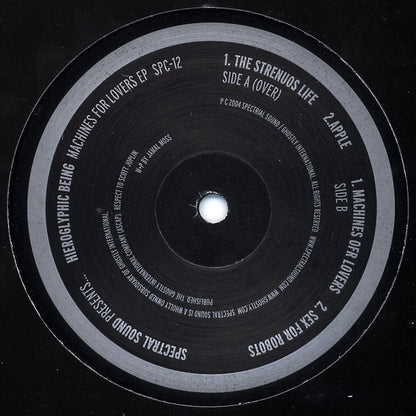 Hieroglyphic Being – Machines For Lovers EP (12", Spectral Sound, 2004) Image 3