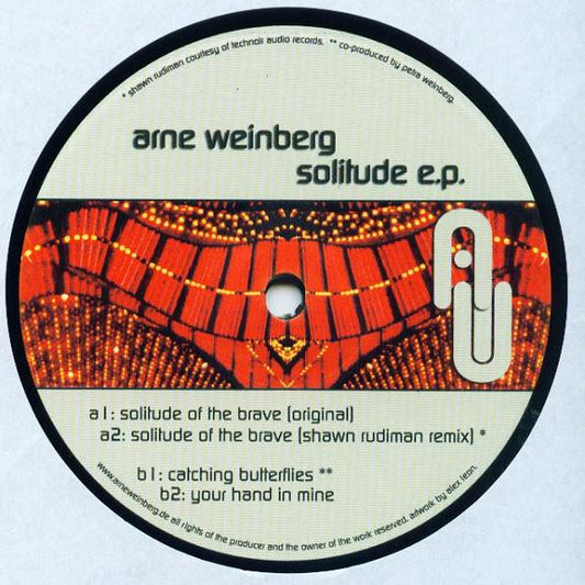 Arne Weinberg – Solitude E.P. (12", AW-Recordings, 2005) Front Cover