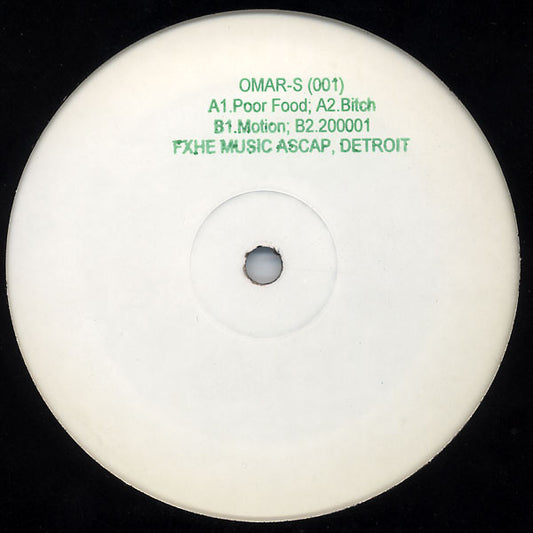 Omar-S – 001 (12", FXHE Records, 2004) Front Cover