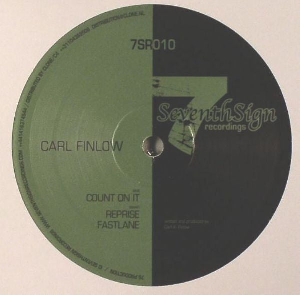 Carl Finlow – Count On It (12", Seventh Sign Recordings, 2006) Back Cover