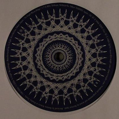 Kentaro Iwaki – Lapis Blue (12", Tri-Eight Recordings, 2006) Back Cover