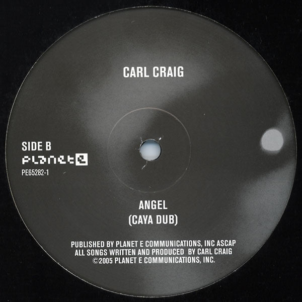Carl Craig – Darkness / Angel (12", Planet E, 2005) Back Cover
