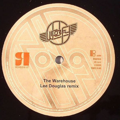 Woolfy – The Warehouse (12", Rong Music, 2006) Back Cover