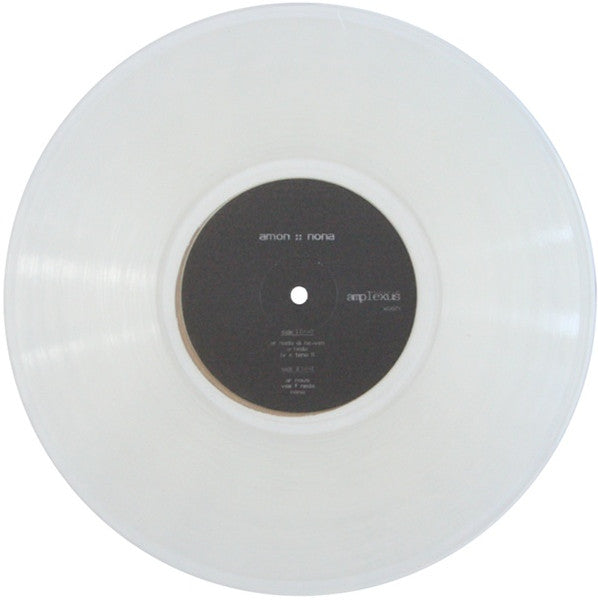 Amon – Nona (10", Clear, Weird Amplexus, 2003) Image 4