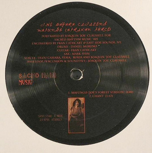 The Bayara Citizens / Mental Remedy – Mafungo (Afrikan Force) (12", Sacred Rhythm Music, 2005) Front Cover
