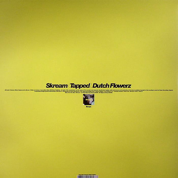 Skream – Tapped / Dutch Flowerz (12", Tempa, 2006) Back Cover