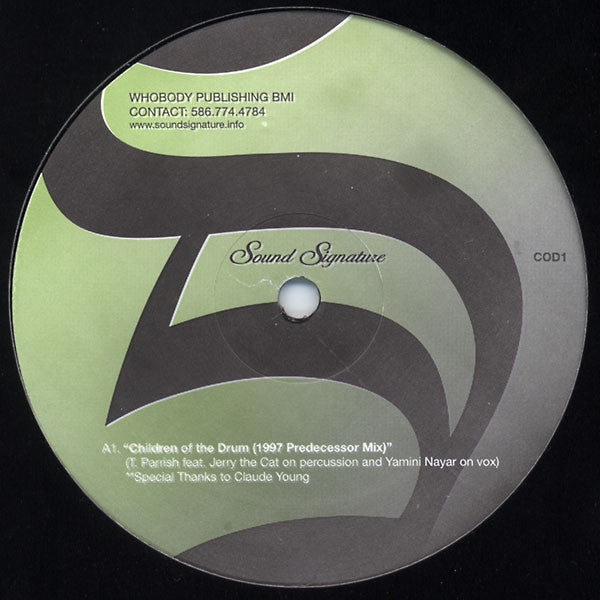 Theo Parrish – Children Of The Drum / I Am These Roots (12", Sound Signature, 2007) Front Cover