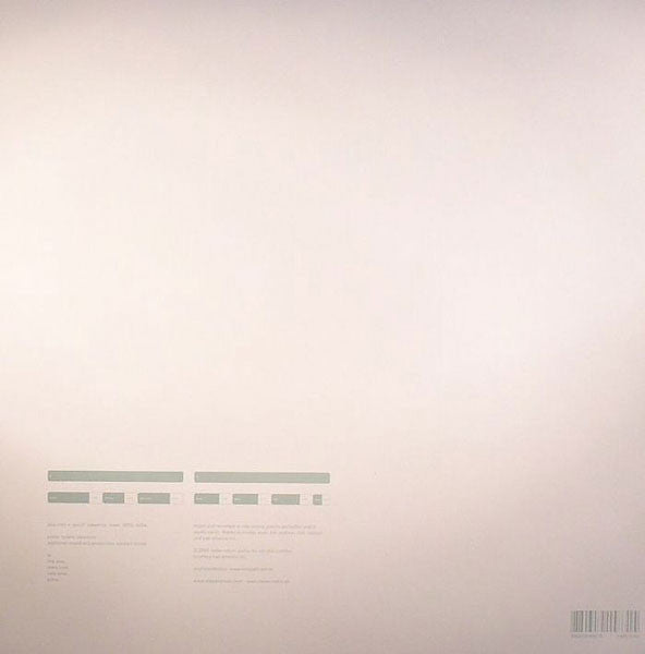 Alva Noto + Ryuichi Sakamoto – Insen (LP, Raster-Noton, 2005) Back Cover