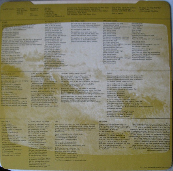 Gang Of Four – Entertainment! (LP, EMI, 2026) Image 3