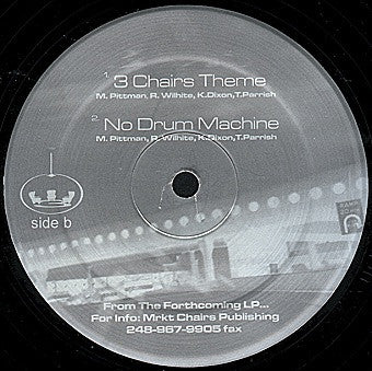 3 Chairs – All Over (12", Three Chairs, 2003) Back Cover