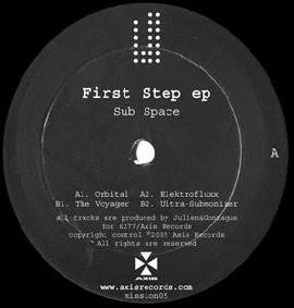 Sub Space – First Step EP (12", 6277, 2005) Front Cover