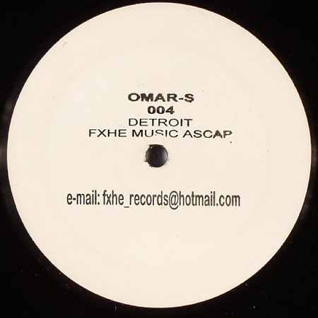 Omar-S – 004 (12", FXHE Records, 2004) Back Cover