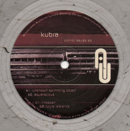 Kubra – Control Issues EP (12", Clear, Transparent, Marbled, AW-Recordings, 2007) Front Cover