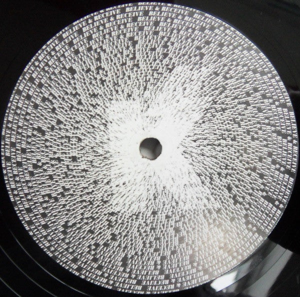 Luke Hess – Believe & Receive EP (12", Kontra-Musik, 2008) Back Cover
