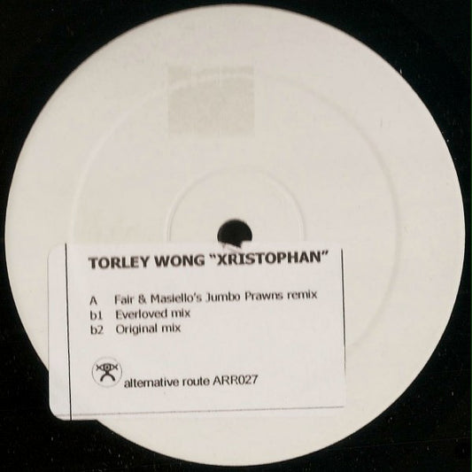 Torley Wong – Xristophan (12", Stickered, Alternative Route Recordings, 2005) Front Cover
