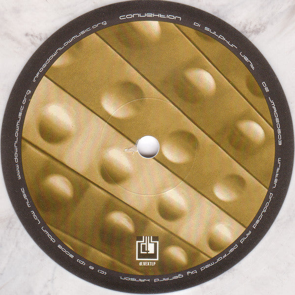 Convextion – Convextion (2xLP, White with Grey/Blue Marbling, Down Low Music, 2006) Image 4